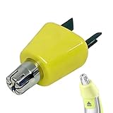 Maylatte One Nasenhaartrimmer Ersatzklinge & Ersatzköpfe Aufsätze, 360° Drehbare Doppelklinge, Wasserdichter Aufsatz Kompatibel mit QP25XX/QP26XX/Pro65 66 27 28 Serie