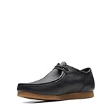 Clarks Herren Shacre Ii Run Oxford, Black Leather, 43 EU