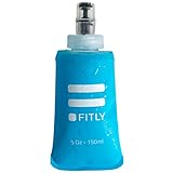 FITLY Faltbare Trinkflasche - Ideal Zum Laufen, Wandern, Radfahren - Lauf Trinkflasche Für Outdoor-Sport - Sportflasche Trinkflasche Wandern - Wasser Flasche Für Hydration Rucksack