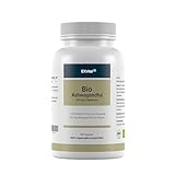 EXVital premium Bio Ashwagandha,180 Kapseln – 600 mg je Kapsel (1800 mg Tagesportion) - Vegan - ohne Zusatzstoffe, bekannt aus der indischen Ayurveda