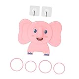 BESTonZON 1 Satz Elefantenringspielzeug Sportringspielspiel Kinderringspielzeug für Ring Kinderspielzeug Mini-Ringwurfspiel Wurfspiel für Mädchen Plastik Rosa