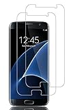 [2 Stück] Schutzglas kompatibel mit Samsung Galaxy S7 Panzer Schutz Glas Schutzfolie Verbundglas Displayglas Echt Hart Tempered Glass 9H Härte Glas