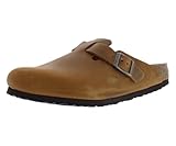 Birkenstock Unisex-Erwachsene Boston geöltes Leder Clog, Cognac, 11-11.5 Narrow Women/9-9.5 Narrow Men