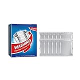 Waschmaschinenreiniger Tabs, 12 Stück, Maschinenreiniger für Waschmaschinen, Entkalker und Reinigungstabletten