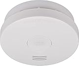Brennenstuhl Rauchmelder RM L 3100 mit integrierter Batterie (Rauchwarnmelder geprüft und zertifiziert nach VdS DIN EN 14604) weiß