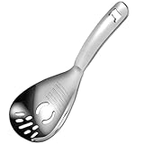 TOVINANNA Edelstahl Küchenwerkzeug Knoblauch Ingwerreibe Löffel mit Abriebfunktion Rostfrei Leicht zu Reinigen Vielseitig für Obst und Babynahrung Praktisch und Langlebig