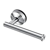 JOMOLA Vakuum Saugnapf Toilettenpapierhalter Edelstahl Klopapierhalter WC Rollenhalter klopapierhalter mit Saugnapf für Küche und Badzimmer Ohne Bohren, Silber