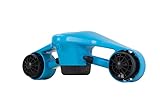 Bluemarina Tauchscooter Orca | Seascooter - 2 x 500 Watt Motoren - 3 Geschwindigkeiten - Topspeed 5.4 km/h - Bis 30 Meter Tauchtiefe - Sinkschutz - Unterwasserscooter - Tauchen - Underwater Scooter