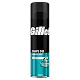 Gillette Classic Sensitive Bartpflege Rasiergel Männer (200 ml), für empfindliche Haut, Geschenk für Männer