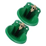 ANDRESLAD 2 Stück Automatischer Kupferner Tränkenapf für Schafe Langlebiger Wasserspender mit Glatter Oberfläche Auslaufsicher Einfach zu Reinigen Geeignet für Schaf Lammtränkung