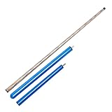 Harilla Professioneller Pool-Stick, Billardqueue aus Holz, segmentierter Pool-Queue-Punch-Stick für den Heimgebrauch, Anfänger, Männer, Frauen, Billardspieler, Blau