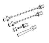 POINT Schnellspann-Achsen-Set - mit Schnellspannhebel - 110 x 145 x 45 mm - Diebstahlsicher!, verchromt