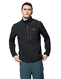 Jack Wolfskin Herren Whirlwind Men atmungsaktive Softshelljacke, Black, XXL