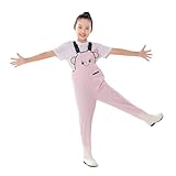 Generisch Wanderhose Wathose für Kinder, Jungen und Mädchen, Angel-Wathose mit Tasche für Kleinkinder, wasserdicht, Jagd- und Angel-Wathose mit Stiefeln 140 Jungen (4-5 Years)