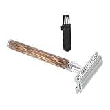 Healeved 1 Satz Rasierer Männer doppelt Rasierapparat werkzeug manuelle Rasur Die Klinge ist aus einer Zinklegierung