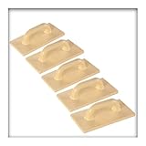 5 Stück Reibebrett Kunststoff - 280 x 140 mm, PU-Reibebrett für Maurer, Estrichleger, Putzbrett, Glättscheibe