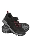 Mountain Warehouse McLeod Outdoor-Wanderschuhe für Kinder – Wasserabweisend, Schnelltrocknende, Atmungsaktive Schuhe mit Eva-Fußbett – Frühling, Sommer, Wandern, Draußen Schwarz 36