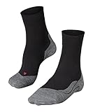 FALKE Herren Laufsocken RU4 Endurance M So Baumwolle Funktionsmaterial antiblasen 1 Paar, Schwarz Black-Mix 3010, 44-45