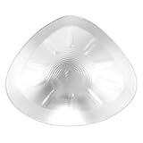 AKAFKKPYXSD Dreieckige Silikon Brustprothesen Mit Kleberückseite Unsichtbarer BH Weich Realistisch Für Mastektomie Cosplay(400g/Piece, Transparent)