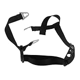 DOITOOL Verstellbarer Schutzhelm Kinnriemen förmiger Kinnstütze und Doppel Ohrriemen für Sicheren Halt bei BAU und Industriearbeiten Komfortabel und rutschfest Kompatibel mit Meisten