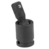 TA-VIGOR 3/8-Zoll-Antrieb, Universalgelenk, Drehgelenk, tiefes Schlag-Steckschlüssel-Set, robuster CR-V-Steckschlüsseladapter, 360°-U-Gelenk für Ratschen, Steckschlüsselsätze, manuelle