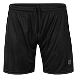 STARK SOUL® Herren Sport Short -Active-, Sporthose, Trainingssportshort - Farbe: Schwarz - Größe: M