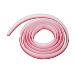 Oniissy Flexibler Silikon-Duschbarriere, Wasserstopper, 100–300 cm Länge, Badezimmer, wasserdichter Streifen für schwunglose Duschen und Küchenbereiche (transparent)