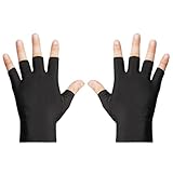 GENGENER Bequeme Fahrradhandschuhe, atmungsaktiv, Eisseide, leicht, schnell trocknend, für Herren und Damen, Touchscreen, rutschfestes Design