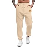 Generisch Cloud Run Herren Jogginghose Ultra-Leicht (220g) Mit 4-Wege-Stretch Atmungsaktive Freizeithose Elastischer Bund Sporthose Mit Versteckter Kordelzug Taschen Sweathose Caprihose