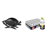 Weber Q1000 Gasgrill und Corona Extra Dosenbier (24 X 0.33 l)