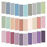 Vicloon Magnetische Lesezeichen - 30 Stück Magnetische Seitenmarkierungen für Schüler, Lehrer, Schule, Zuhause, Büro (Morandi)