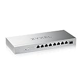 Zyxel 8-Port 2.5G Multi-Gig Unmanaged Switch mit 1 x 10G SFP+ | Tisch- oder Wandmontage [XMG-108]