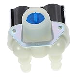 SHINEOFI Waschmaschinen Wassereinlassventil Doppeltes Magnetventil Langlebiges Zubehör aus Einsetzbar für Verschiedene Modelle Einfache Montage