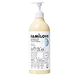 YOPE FAMILOVE Duschgel | 98% natürliche Inhaltsstoffe | sanft | feuchtigkeitsspendend | hydratisierend | neutraler PH-Wert | 750ml