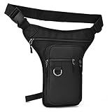 Beintasche – Fahrradzubehör für Hüfttaschen | 30 x 18 x 20 cm | Motorradzubehör | Beintasche mit verstellbarer Unterdrückung