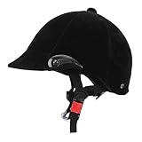 SOPOTUTU Reithelm Verstellbar mit Hoher Belüftung und Waschbarem Innenfutter Leichter Schutzhelm für Mädchen Atmungsaktiver Equestrian Helm für Sicheren Pferdesport