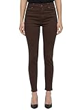 Tazzio Damen Jeans Skinny Fit, High Waist, Stretch, 5-Pocket-Style F138 (Braun, 38)