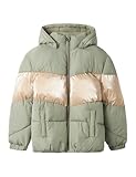 NAME IT Mädchen Nkfmille Puffer Jacket1 Noos Steppjacke, Seagrass, 116