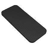 MOBUTOFU Garten Knieschoner Nbr Kniekissen 38x17x1,5cm Schwarz Extra Rutschfestes Kniepolster für Gartenarbeit Yoga und Arbeitsschutz