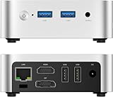 ACEMAGICIAN V1 Mini PC Win11 PRO 16 GB DDR4 512 GB SSD,Ιntel Alder Lake-N97(Bis zu 3,6 GHz) Micro Desktop Computer Für Business/Office/Multimedia|HDMI+DP|USB3.2