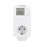 TROTEC Steckerthermostat BN30 Thermoschalter für Infrarotheizung Raumthermostat, 5-30 °C