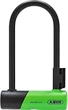 ABUS Bügelschloss 410K Ultra für Fahrrad und E-Scooter - handliches und robustes Fahrradschloss mit praktischer Halterung zum Transport - Fahrrad-Zubehör - Variante 150HB180, Grün + Cobra 10/120
