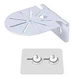 MoSundi Wandhalterung aus Metall für Kuppel- und Kugel-Sicherheitskameras – Mehrloch-Panel, ohne Bohren, Drahtmanagement, 103 x 55 x 117 mm