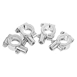 Supvox 4 Stück Schnellverschluss Klemme für Elektromotorräder Stabiler Flaggenhalter für Roller und Bikes