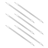 Angoily 6 Stück Elektrische Quarzrohr Heizelemente 26cm mit Stecker Infrarot Heizstäbe für Raumheizgeräte Gleichmäßige Wärmeverteilung Energiesparend Kompakt