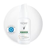 Vichy Capital Soleil UV-Clear LSF 50+: Anti-Unreinheiten-Fluid bei unreiner oder zu Akne neigender Haut, Mit Niacinamid und Salicylsäure, Beugt Pigmentflecken und Pickelmale vor, 40 ml