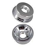 wueiooskj Ausgangsbuchse für Gitarren, 2er Pack. Sorgt für ständige Verfügbarkeit der Komponenten. Verschleißteile einfach austauschen. Polierte Oberfläche, Silber, 26mm