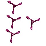 Toyvian 4 Teiliges Anemometer Zubehör Windmessgerät Becher Windrichtungsanzeiger Windanemometer Becher Windanzeiger Becher Windanemometer Metallbecher Aluminiumlegierung Lila