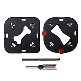 Router Winkelradius Modell - Jig Winkelradius der Routertische | Arc0 Aluminiumlegierung Sortierwerkzeug | Präzisions-Winkelradius-Modelle | Werkzeug