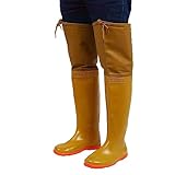 Watstiefel Landwirtschaftliche wasserdichte Watstiefel aus PVC, bequeme, rutschfeste und verschleißfeste Watstiefel mit Rindsrippensohle for Herren und Damen (Color : A3, Size : 39)